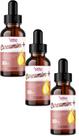 Kit Com 3 Curc+ Colágeno Tipo II em Gotas 30ml Nataly