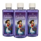 Kit Com 3 Deocolonia Lavanda Halley Original 500 Ml Labate Cosméticos