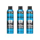 Kit com 3 Desodorante Antitranspirante Soffie Men Cool Aerosol