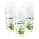 Kit com 3 Desodorante Rollon Francis Bambu 50ml