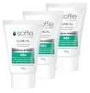 Kit com 3 Desodorantes Antitranspirantes Soffie CLINICAL 48h