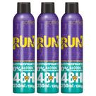 Kit com 3 Desodorantes Antitranspirantes Soffie RUN