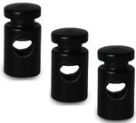 Kit Com 3 Desviador De Cabo Para Pendentes Lustre Preto Kit Com 3 Desviador De Cabo Para Pendentes Lustre Preto