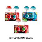 Kit com 3 Diploko Monsters Olho Gummy Duo - Sabores Sortidos
