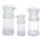 Kit com 3 Dispensers de Acrílico Para Azeite Vinagre e Sal