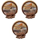 Kit com 3 Doce de Leite com Chocolate Fondant Mineiro em Tablete 300g Doces Pé da Serra