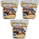 Kit com 3 Doce de Leite com Chocolate Mineiro em Cubinhos 200g Doces Pé da Serra