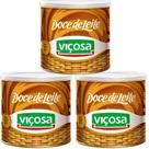 Kit com 3 doces de leite mineiro viçosa contendo 800g cada
