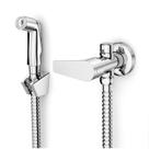 Kit com 3 Ducha Higiênica com Derivação Atlas Roca Cinza/Cromado Celite Kit com 3 Ducha Higiênica com Derivação Atlas Roca Cinza/Cromado Celite