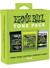 Kit com 3 Encordoamento Ernie Ball Guitarra 010 Tone Pack