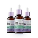 Kit com 3 Envy Skin Sérum Facial Ácido Hialurônico, Vitamina E, Pantenol, Anti idade, Rejuvenescedor