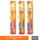 Kit Com 3 Escova de Dente Tipo Dura Higiene Bucal Limpeza Dental Cuidados Kit Com 3 Escova de Dente Tipo Dura Higiene Bucal Limpeza Dental Cuidados