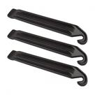 Kit com 3 espátulas Zéfal em nylon preto