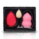 Kit Com 3 Esponjas Jacki Design Vermelho