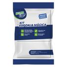 Kit com 3 Esponjas Magicas Brancas Echolimp