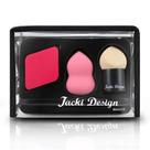 Kit com 3 Esponjas para Maquiagem Jacki Design Vermelho Kit com 3 Esponjas para Maquiagem Jacki Design Vermelho