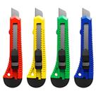 Kit com 3 estilete com cabo de plastico 15cm elite