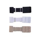 Kit com 3 extensores duplos ajustáveis para sutiã trinque
