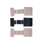 Kit com 3 extensores duplos ajustáveis reforçados para sutiã trinque