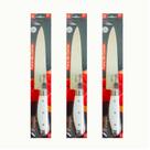 Kit com 3 Facas de Cortar Carne 29cm 7" Chef Churrasco Legumes Frutas Uso Geral Utensílios de Cozinha