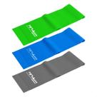 Kit Com 3 Faixas Elasticas Poker Leve/Media/Forte