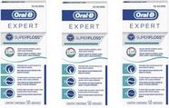 Kit Com 3 Fio Dental Super Floss Expert de 50un Cada