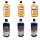 Kit Com 3 Fluidos E 3 Detergentes Test/ E Limpeza Injetores 1 Litro Kit Com 3 Fluidos E 3 Detergentes Test/ E Limpeza Injetores 1 Litro
