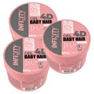 kit com 3 Gel Extra Forte Baby Hair La Vie 300g - Infinity