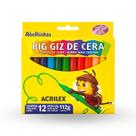 Kit Com 3 Giz de Cera Big 12 Cores Acrilex - Ref. 09111