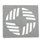Kit com 3 Grelha Quadrada 9,4 X 9,4cm em Abs
