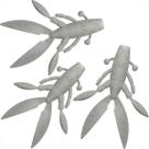 Kit Com 3 Iscas Artificiais Soft Predadora Alligator Pesca Traíra Black Bass Dourado Tucunaré