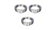 Kit com 3 kg de arame liso galvanizado - bwg18-1,24mm - jst