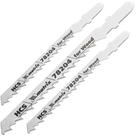 Kit com 3 Lâminas Serra Tico Tico 75x4mm em Aço Carbono - 782049 - MTX