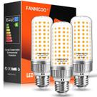 Kit com 3 Lâmpadas LED FanniCoo 30W 3500LM 3000K - Luz Branca Quente