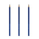 Kit com 3 Lápis Grafite Eco Grip Azul - Faber Castell