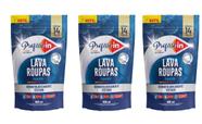 Kit com 3 Lava-Roupas líquido Profisse IN 900ml Blue Essence