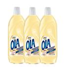Kit com 3 Lava Roupas Ola Bebê 1L Cada
