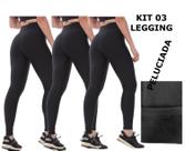 Kit Com 3 Legging Peluciada Inverno- Legg Térmica Flanelada Kit Com 3 Legging Peluciada Inverno- Legg Térmica Flanelada