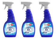 Kit com 3 Limpa Vidros e Box Profisse IN 500ml Tablet IN