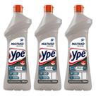 Kit com 3 Limpadores Multiuso 2 em 1 com Álcool Ypê 500ml