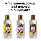 Kit com 3 limpadores perfumados coala chá branco 120ml