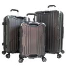 Kit com 3 Malas de Viagem Bordo, Média e Grande com Expansor - Linha Pacific 8860 Limited Edition