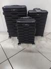 kit com 3 Malas P,M,G 32,23,10 kg Fibra , giratoria e expanssor