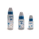 Kit com 3 mamadeiras Pepeta Bico Redondo