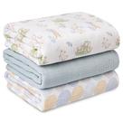 Kit com 3 Mantas de Musselina para Bebê LYRICHOM 97x102 cm