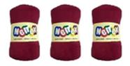 Kit Com 3 Mantas Infantil Macia Vinho - Nenex