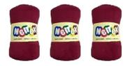 Kit Com 3 Mantas Infantil Macia Vinho - Nenex