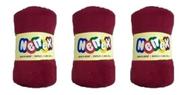 Kit Com 3 Mantas Infantil Macia Vinho - Nenex