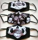 Kit com 3 máscaras de Caveira modelo anatômico tamanho M