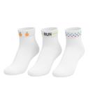 Kit com 3 meia esportiva feminina tripack Selene Kit com 3 meia esportiva feminina tripack Selene
